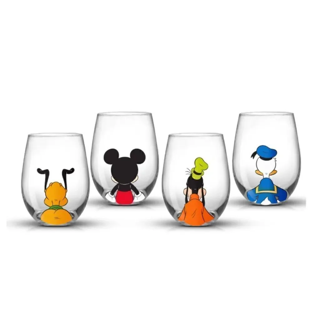 Disney Mickey Mouse & Friends Squad Stemless Glasses